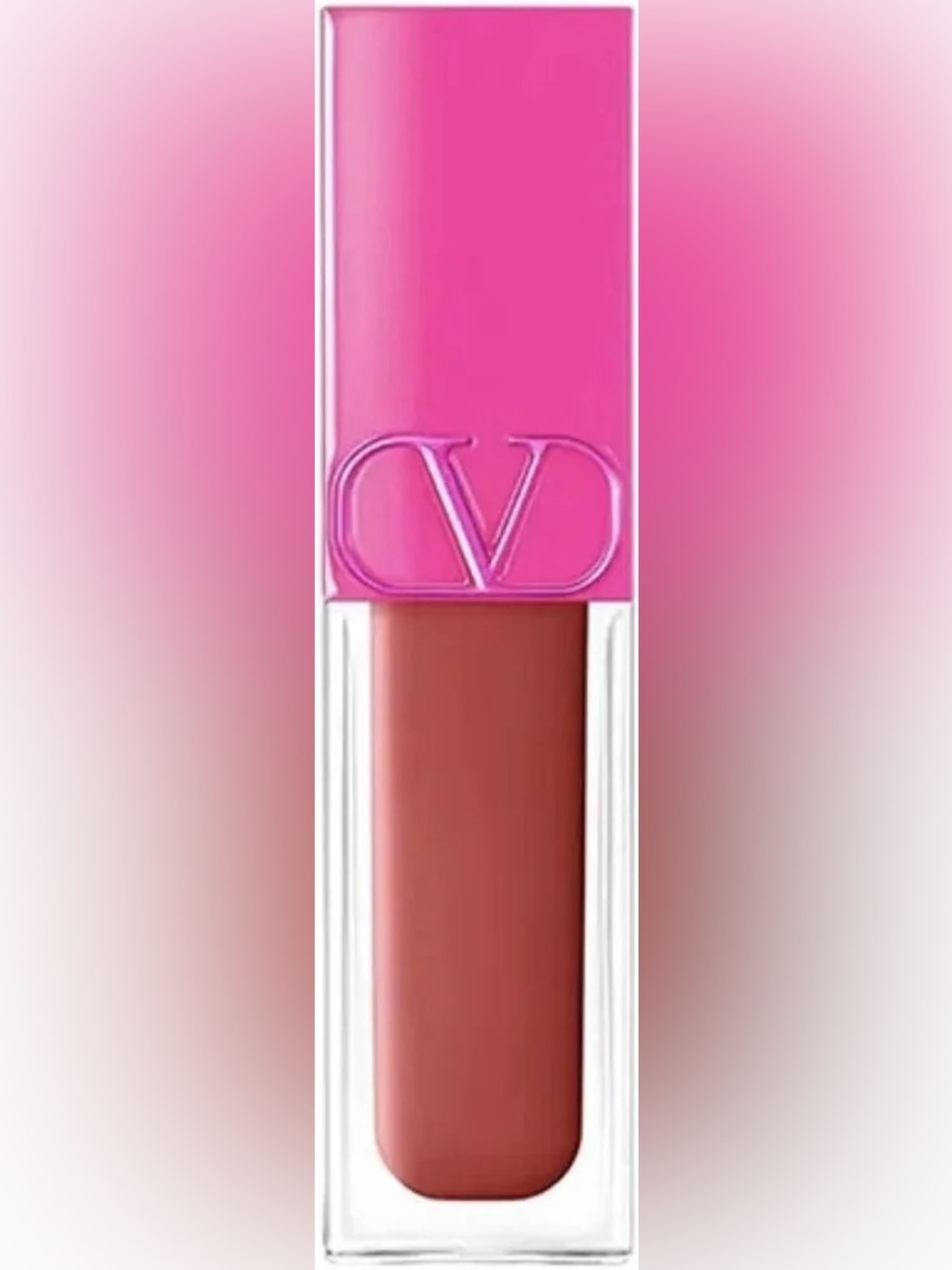 Valentino NIB Puffer Gloss 140R Chilli Cherie Plumping Hybrid Lip Gloss/oil